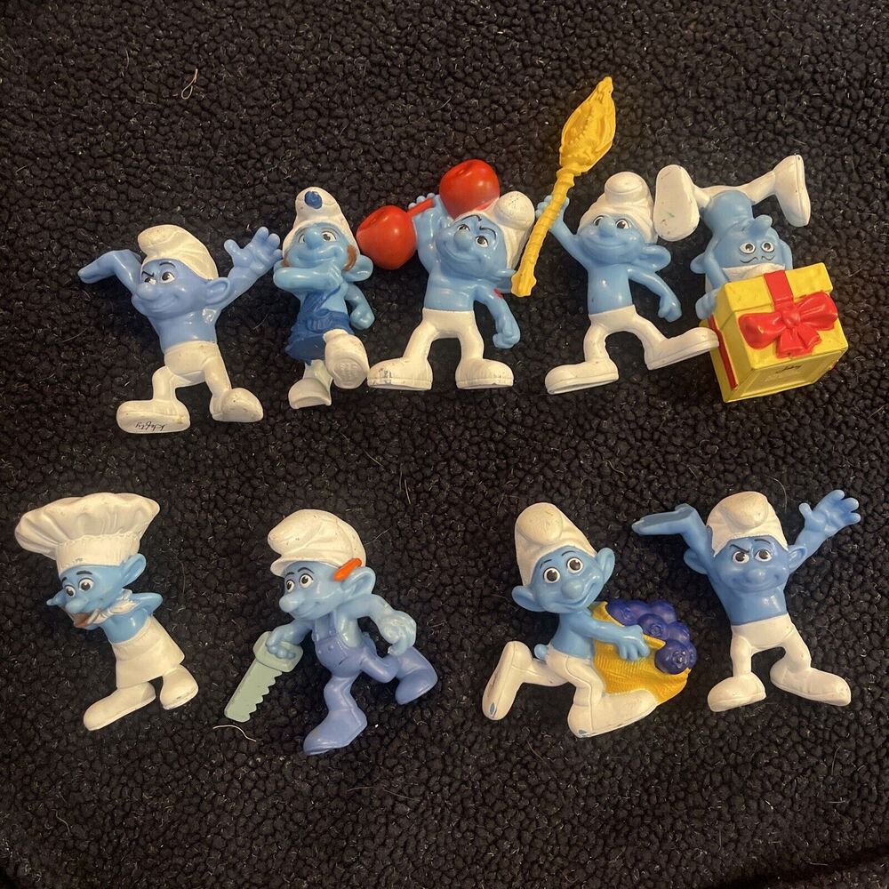 Schleich - Smurf 3D Movie 2011 - Assorted Smurfs Nine Figurines